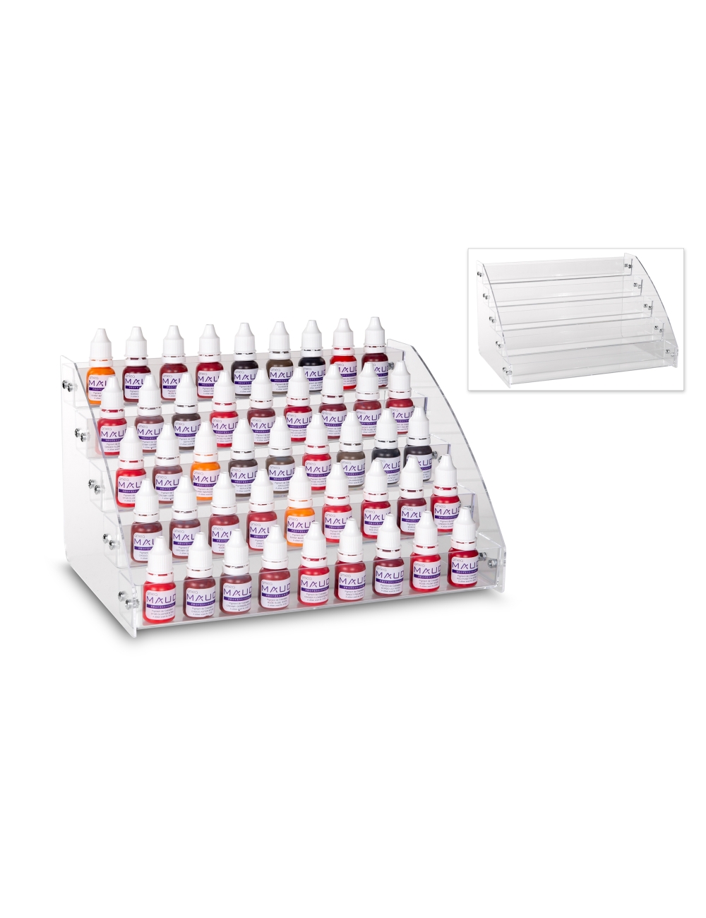 Presentoir a pigments acrylique grand modele (20 x 24 x 31 cm) - Pigmatech