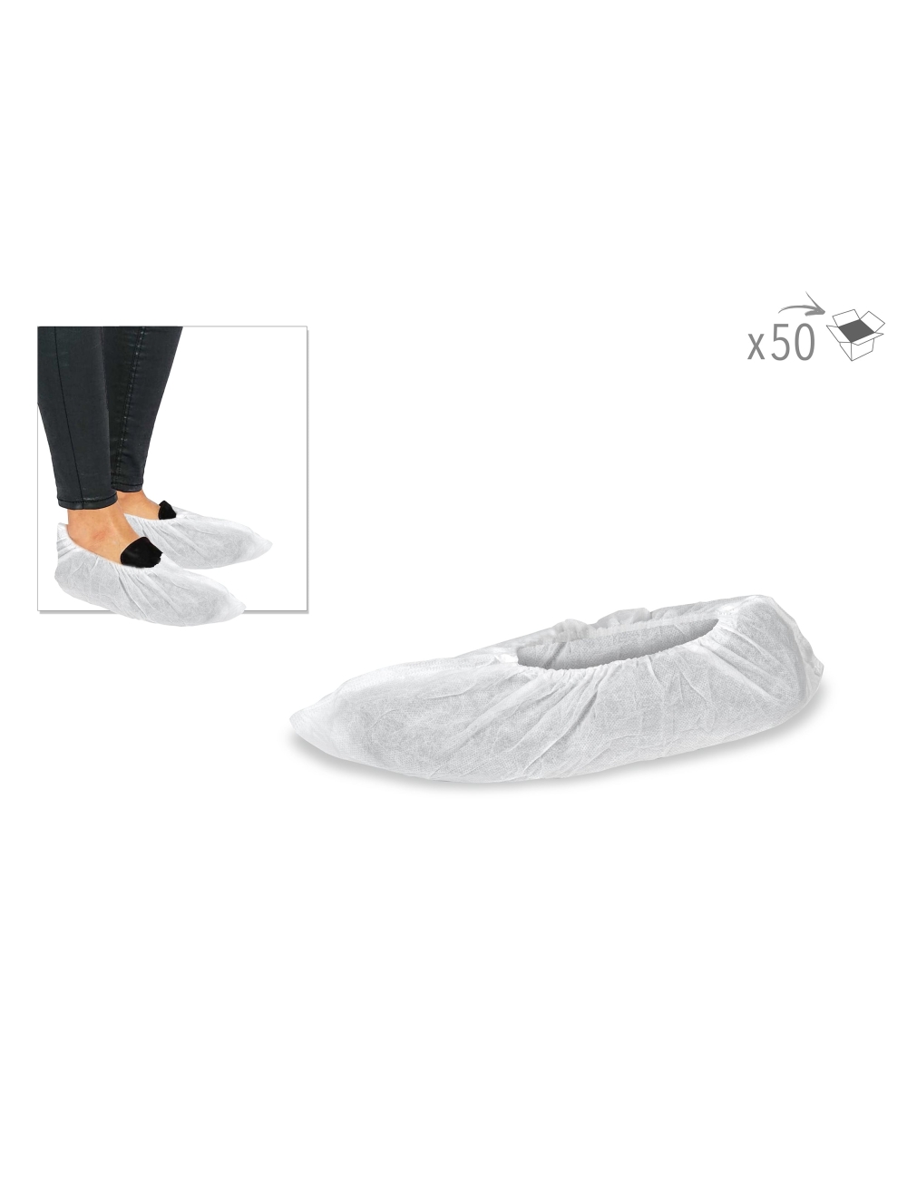 Couvre chaussure blanc (x50) - Lch