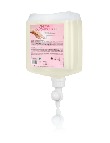 Solution lavante mains ANIOSAFE savon doux HF ANIOS 1L