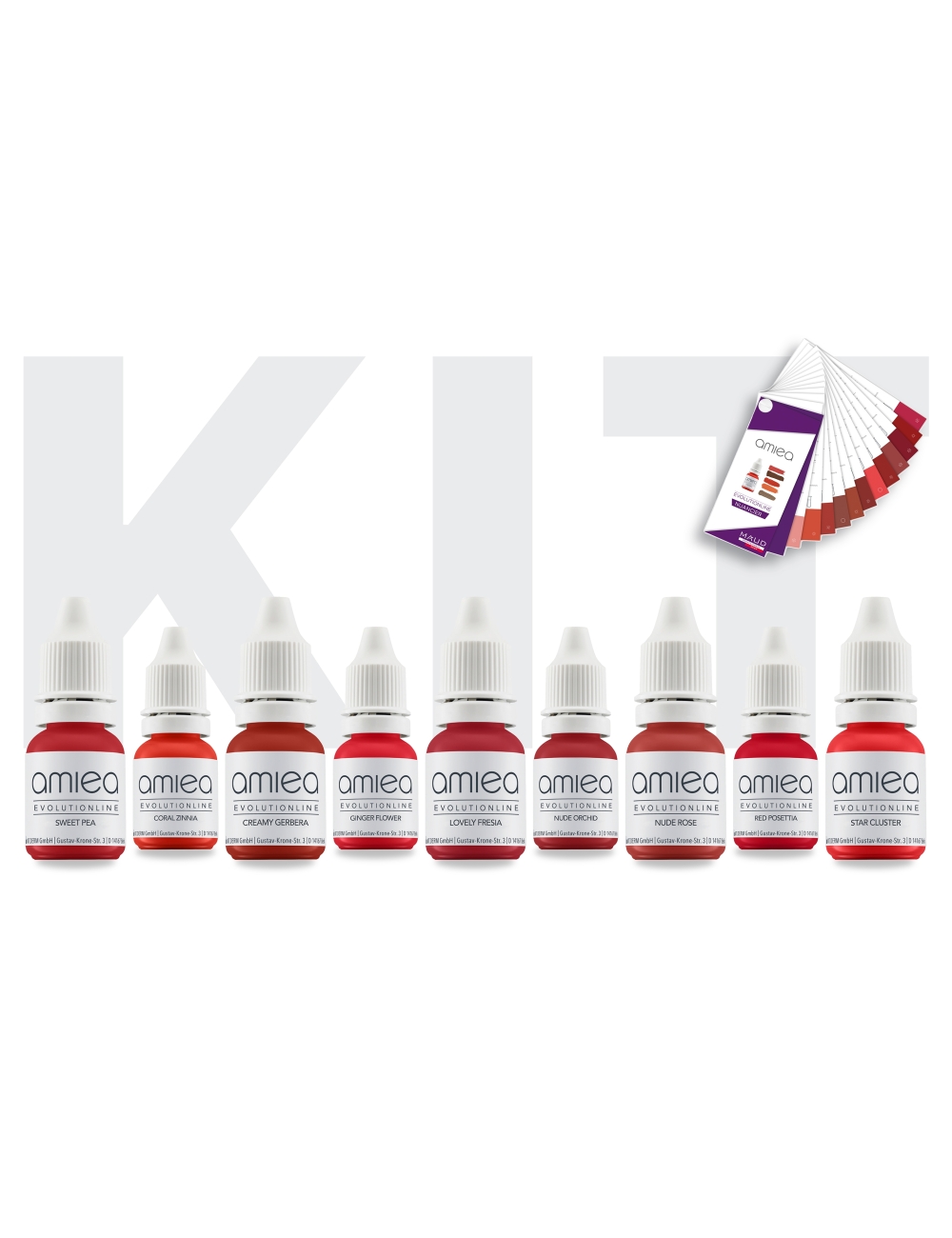 Kit essentiels evolutionline lèvres (10 ml) - Amiea Kit essentiels evolutionline lèvres (10 ml) - Amiea