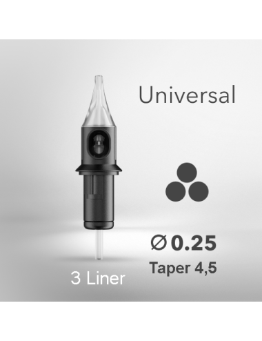 Module universel tattoo 3 liner d:0,25 elt (bte de 20) - Amiea