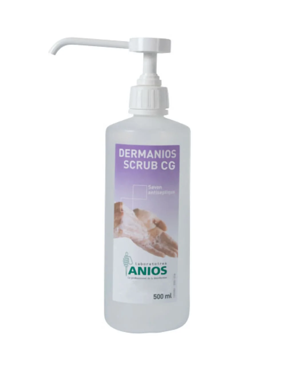 Savon antiseptique - dermanios scrub cg (500 ml) - 
