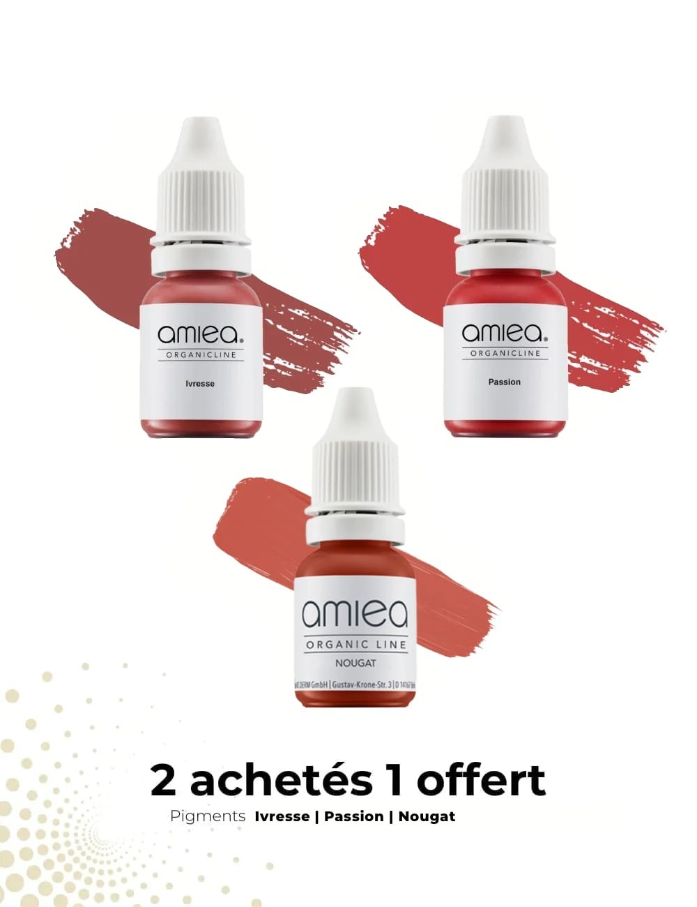 Trio lèvres beige vibes - Amiea Trio lèvres beige vibes - Amiea