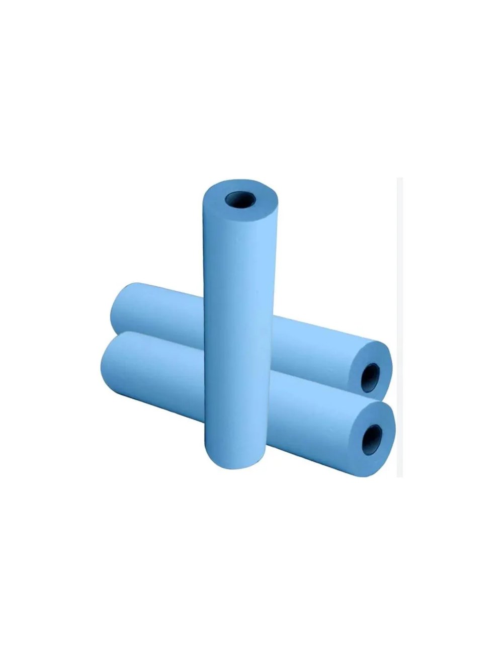 Drap examen bleu plastifié 50x38 cm (carton de 6 lots de 180) - 
