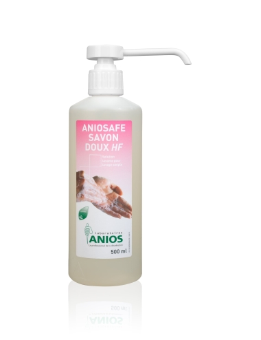 Solution lavante mains aniosafe savon doux hf anios 500ml - Anios
