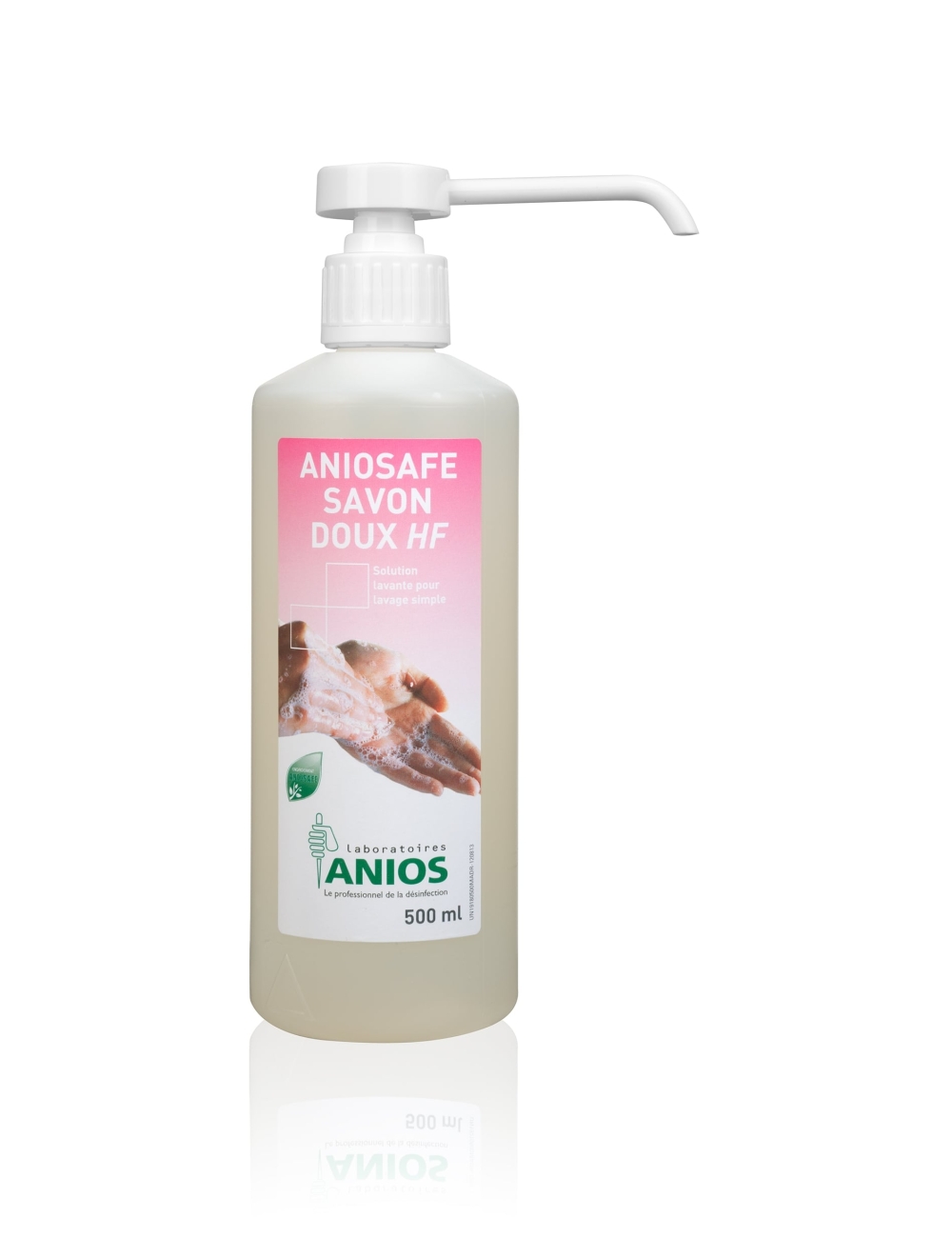 Solution lavante mains aniosafe savon doux hf anios 500ml - Anios