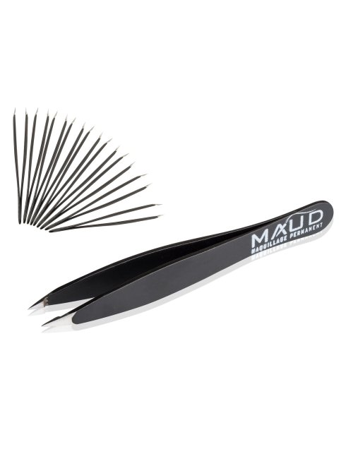 PINCETTE MAUD NOIR (x10) - Maquillage Permanent