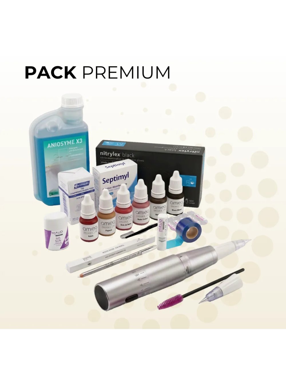 Kit maquillage permanent « premium » - Amiea