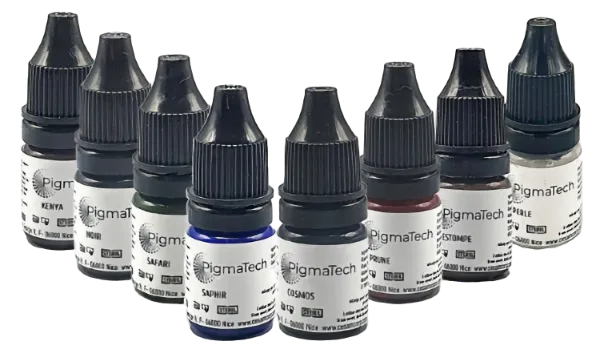 Kit de pigments maquillage permanent pour l'eye-liner