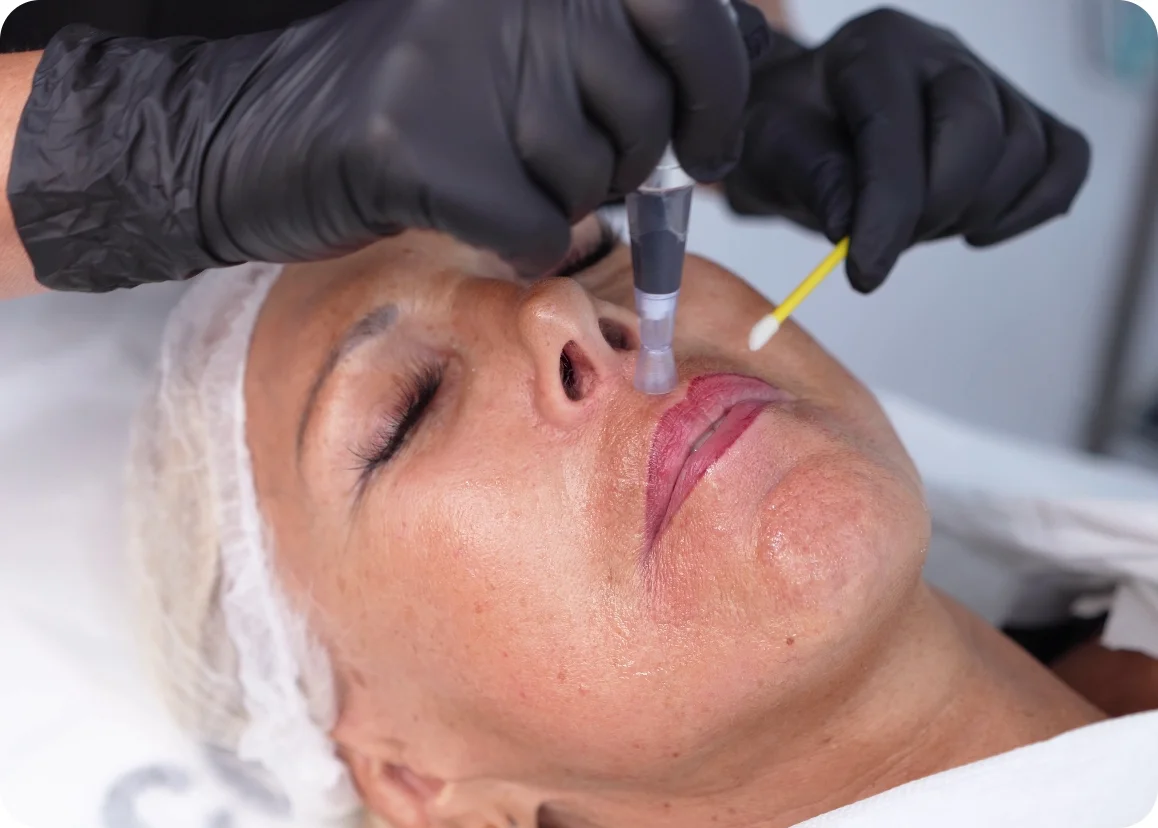 Microneedling esthétique