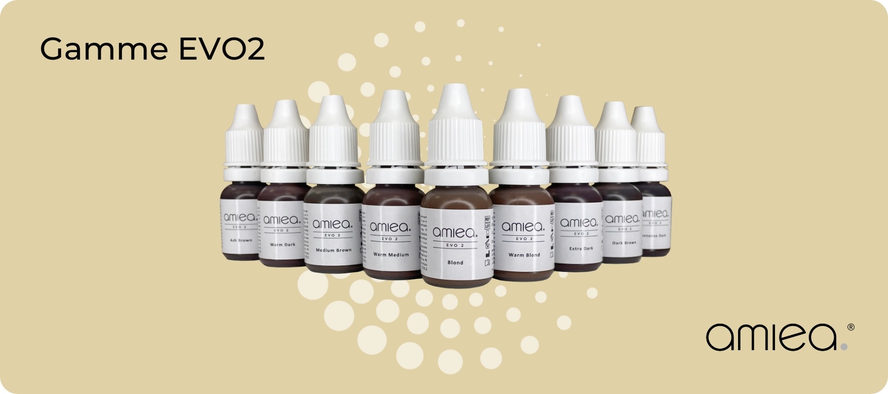 Nouveautés amiea : Découvrez la gamme de pigments EVO2 pour un maquillage permanent révolutionnaire